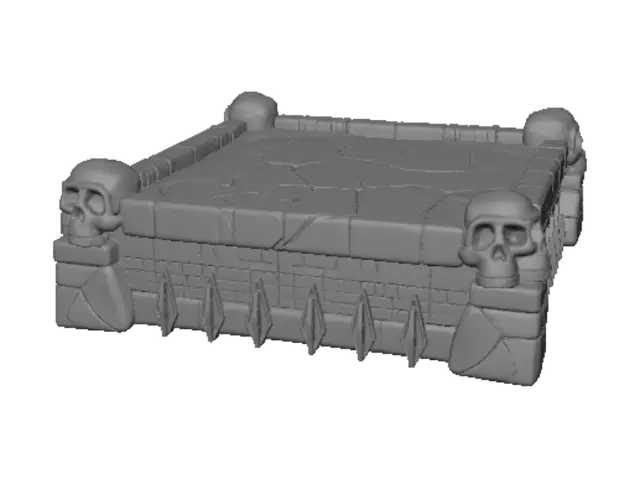 3D model for Crypt Stone Platform