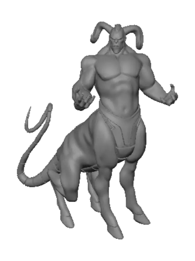 3D model for Demonic Centaur