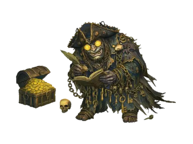 Modello 3D The Scribe of the Sunken Hoard, generato dall’IA