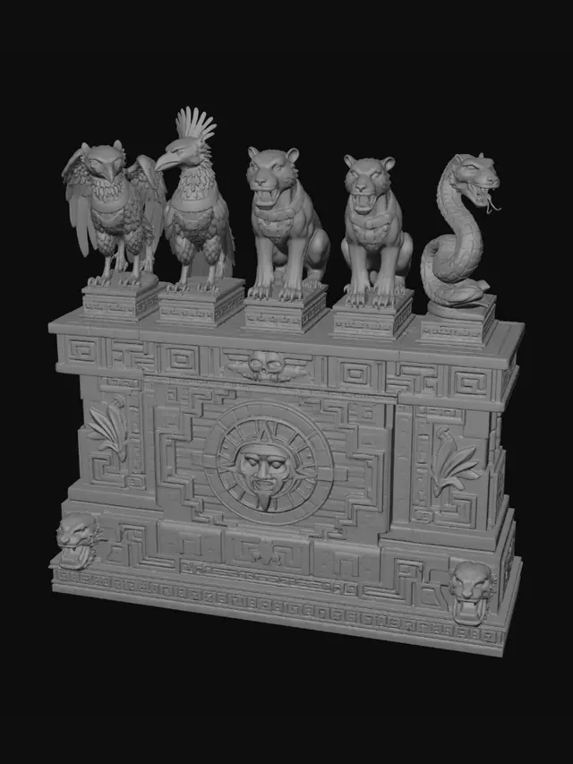 3D model for Altar of the Golden Guardians