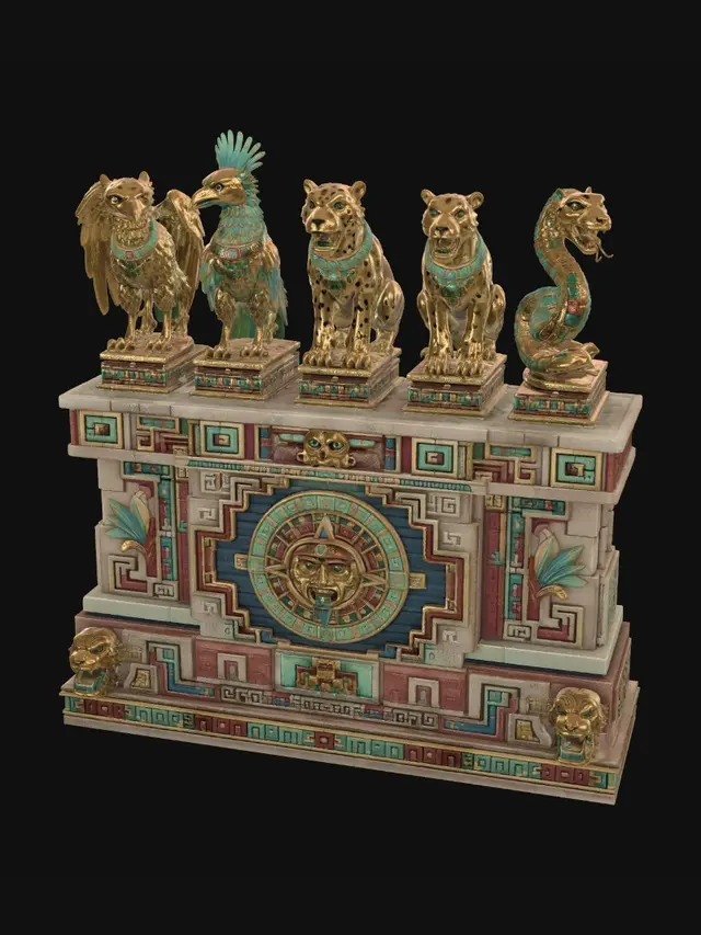 3D model for Altar of the Golden Guardians