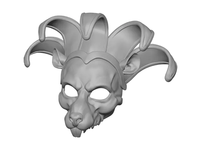 3D model for Jester Hare Mask
