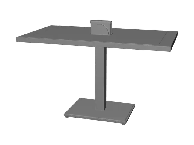 3D model for Napkin Table
