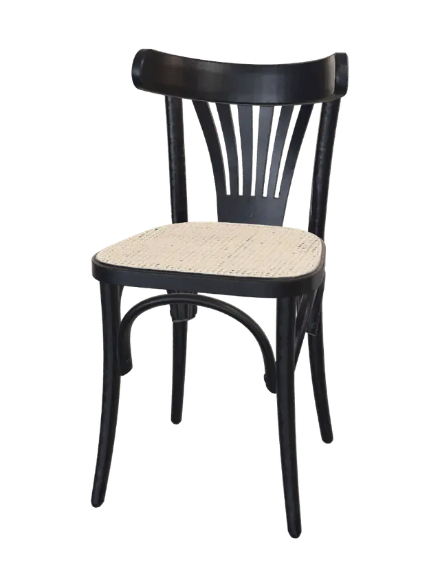 3D model for Black Caned-Seat Bistro Chair