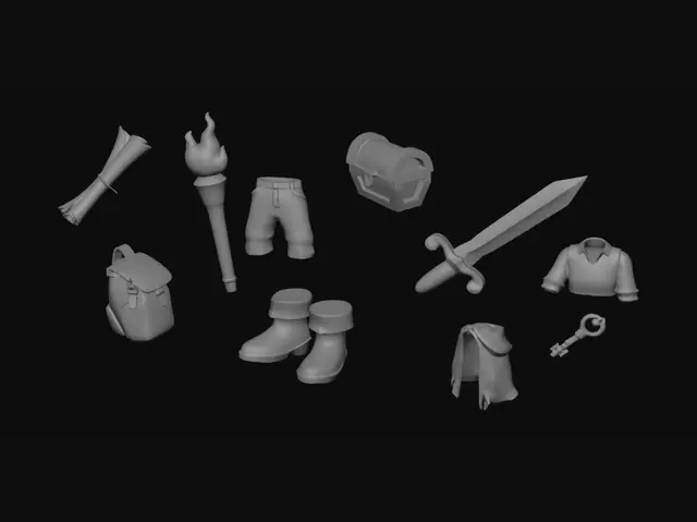 3D model for Adventurer's Inventory