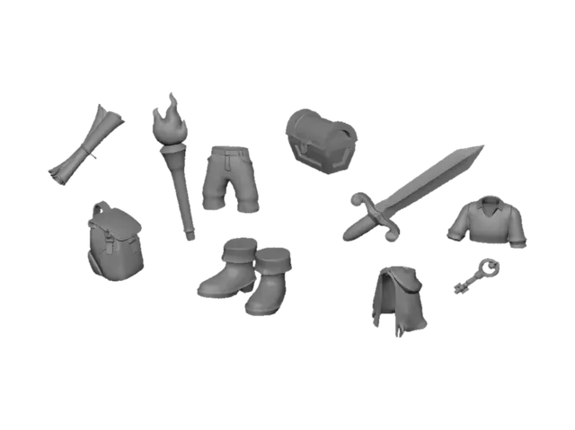3D model for Adventurer's Inventory