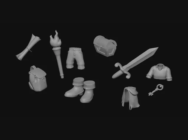3D model for Adventurer's Inventory