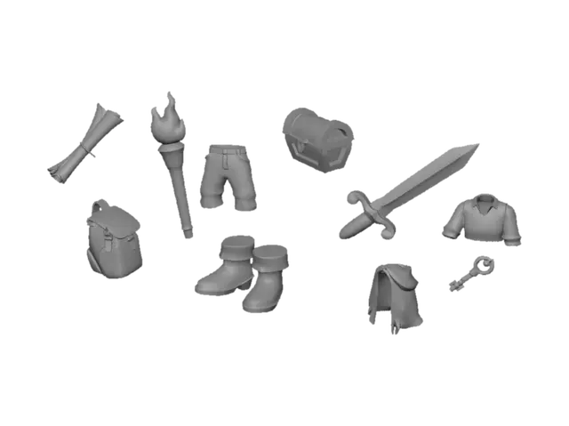 3D model for Adventurer's Inventory