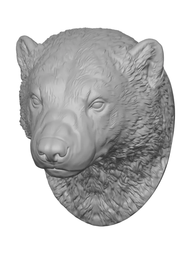 3D model for Silent Bear Medallion