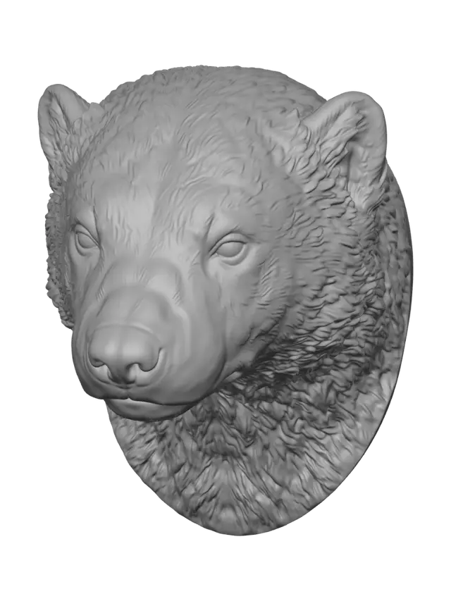 3D model for Silent Bear Medallion