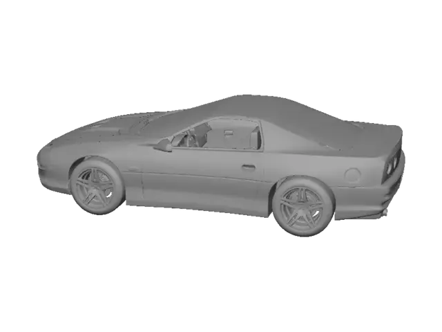 3D model for Generate a 3d printable model of a 1995 Camaro z28