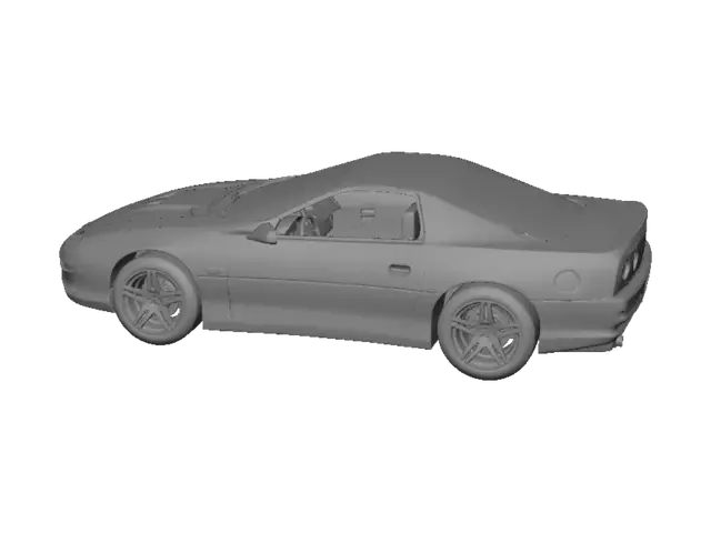 3D model for Generate a 3d printable model of a 1995 Camaro z28