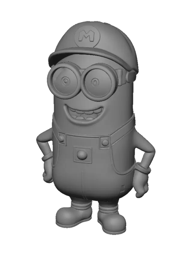 3D model for Generate a Mario themed minion.