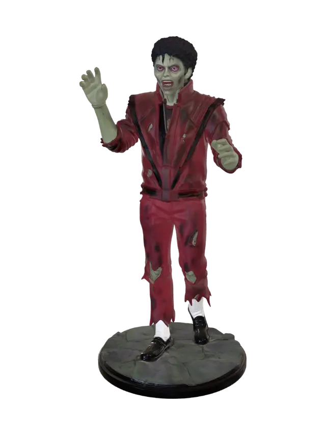 Modèle 3D Zombie in a torn red jacket, généré par IA