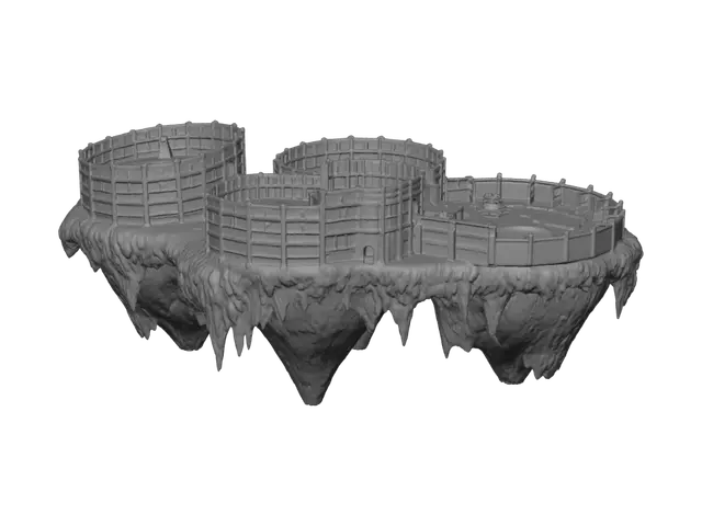 3D model for Floating Ringed Citadel