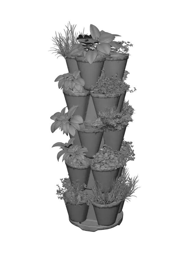 3D model for Vertical Herb Garden