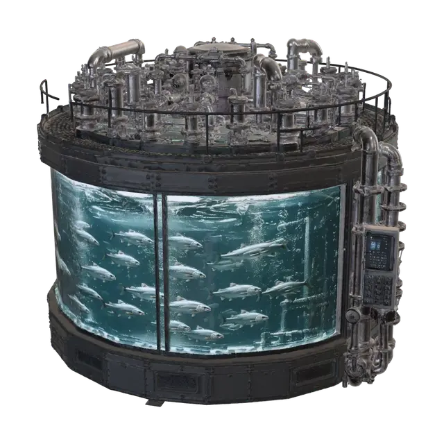 3D model for Industrial Aquarium