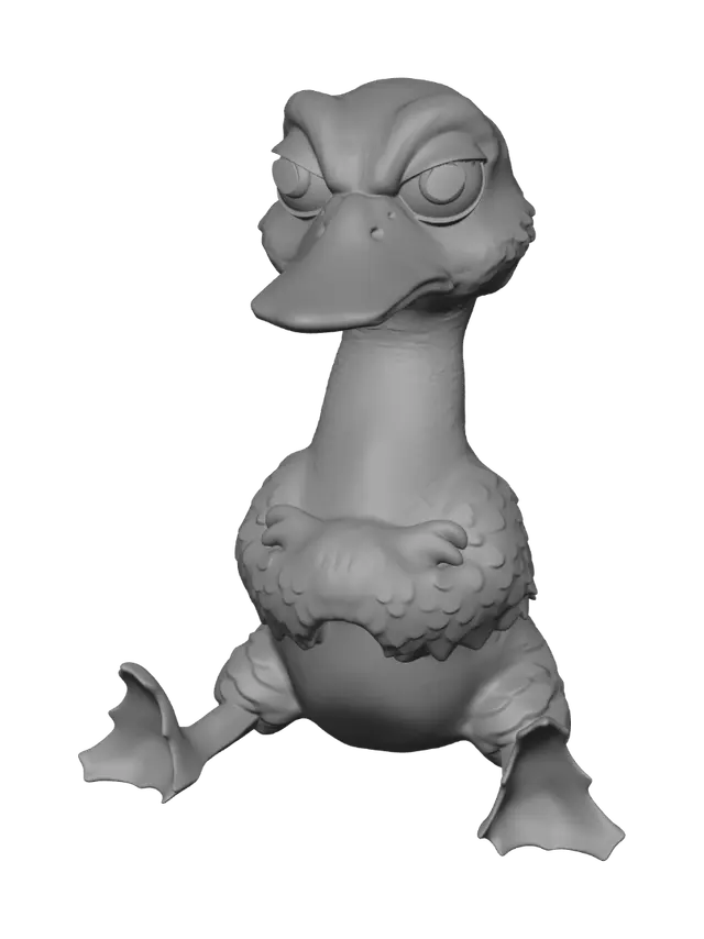 3D model for Daydreaming Duck