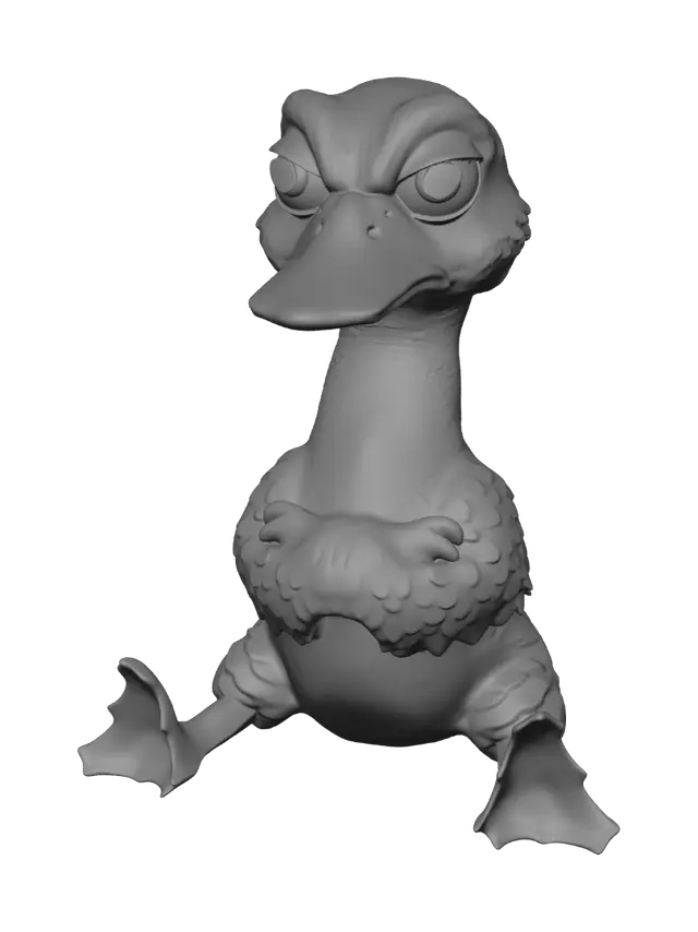 3D model for Daydreaming Duck