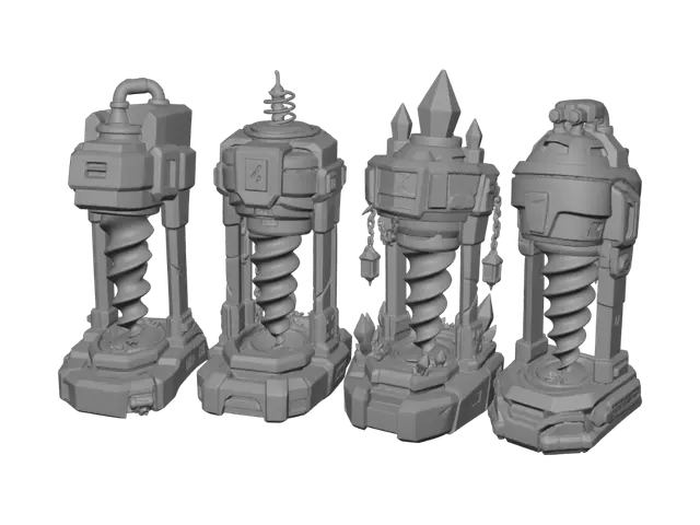 3D model for Crystalline Core Quartet
