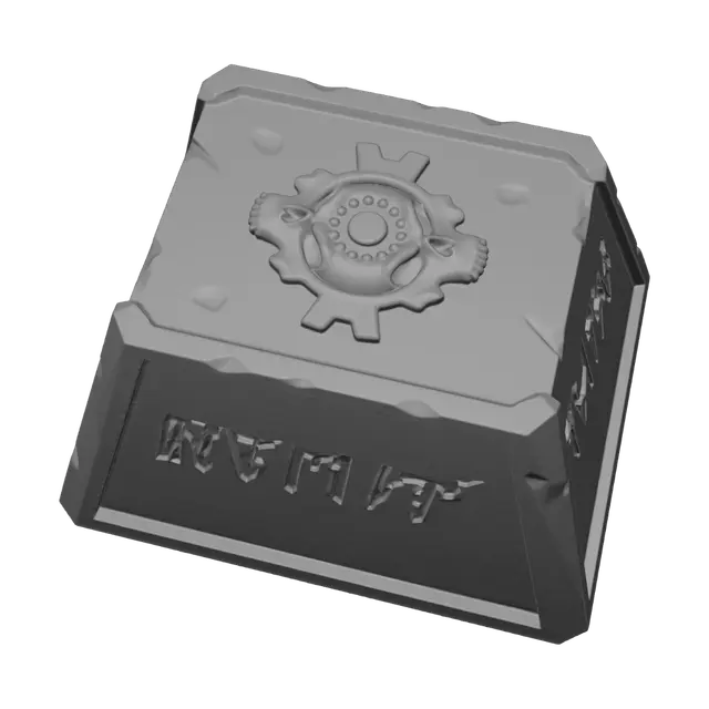 3D model for клавиша для клавиатуры в стиле warhammer 40K