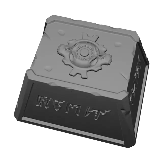 3D model for клавиша для клавиатуры в стиле warhammer 40K