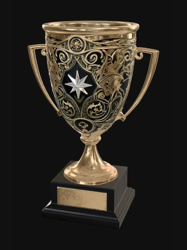 3D model for Ornate Gold Cup