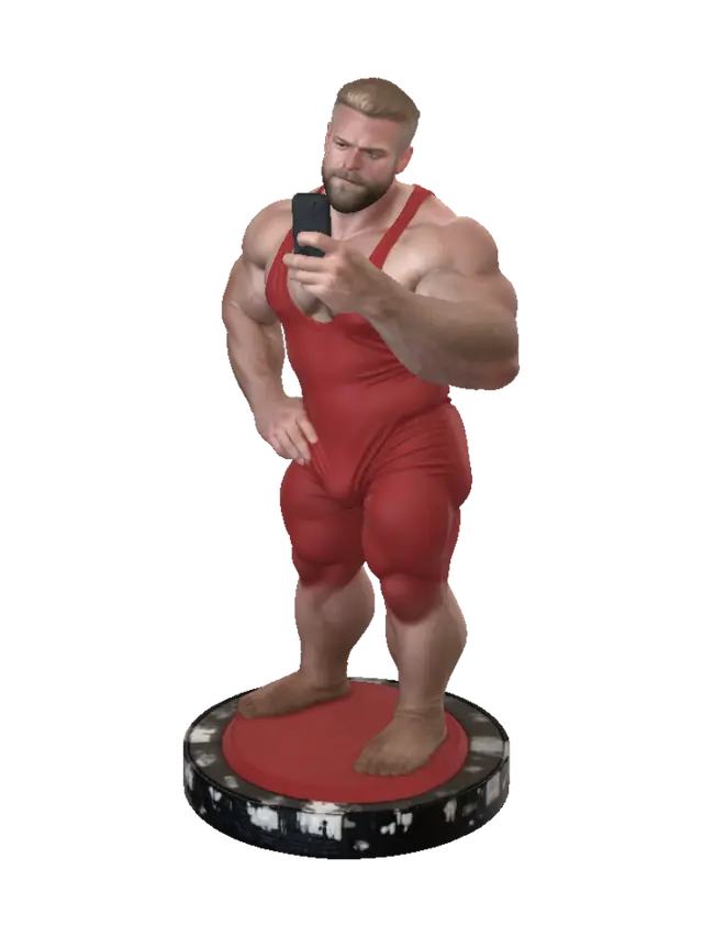 3D model for Strength in Red