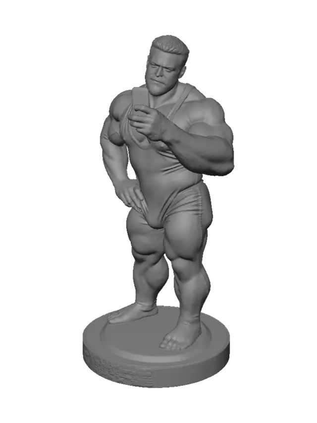 3D model for Strength in Red
