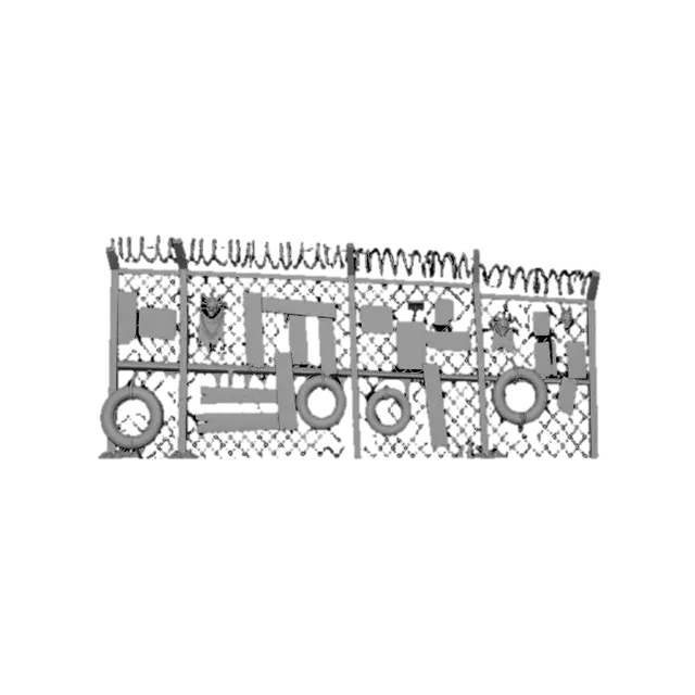 3D model for Home Behind Barbed Wire