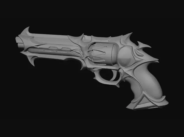 3D model for Celestial Onyx Revolver