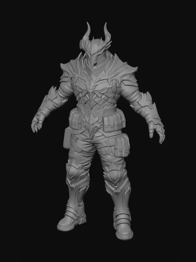 3D model for Crimson Dreadknight