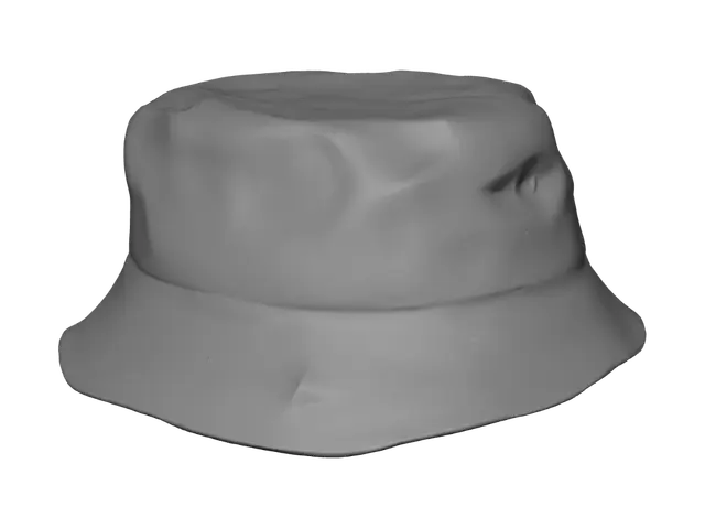 3D model for Gray Bucket Hat