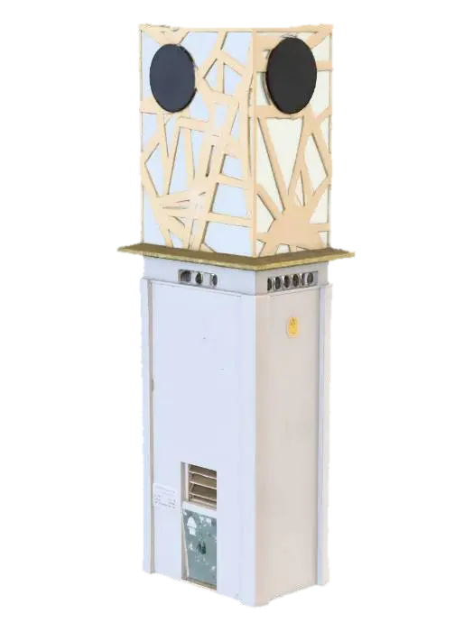 The Watchful Tower - Venezia 3D model, vytvořený pomocí AI