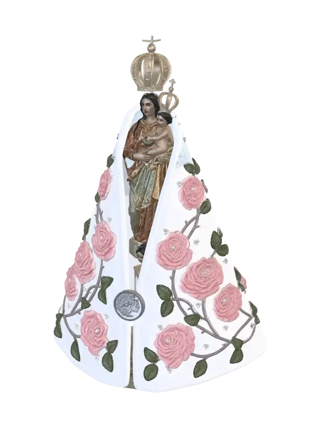 Nossa Senhora de Nazaré - Devotional 3D model, vytvořený pomocí AI