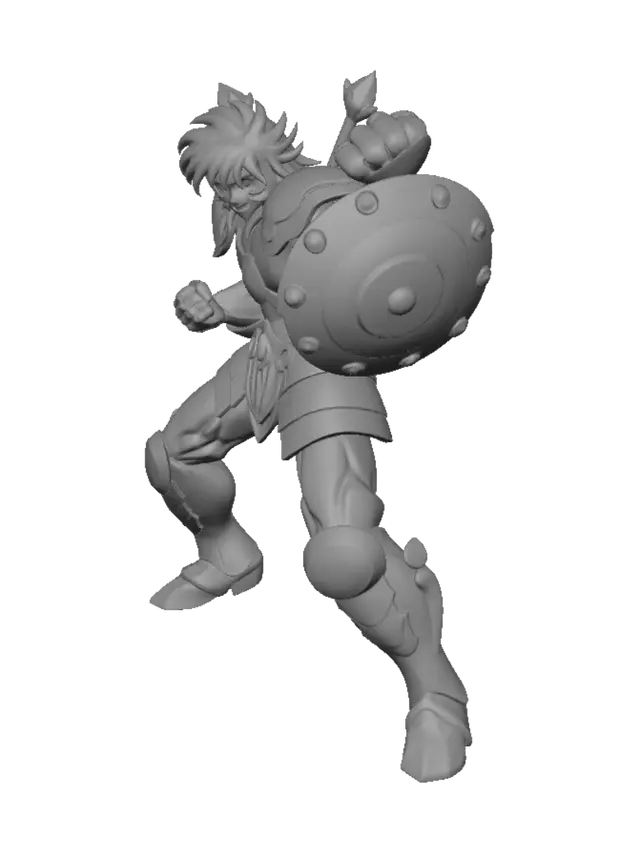 3D model for Golden Warrior