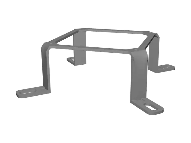 3D model for White Square Frame