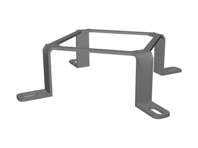 3D model for White Square Frame
