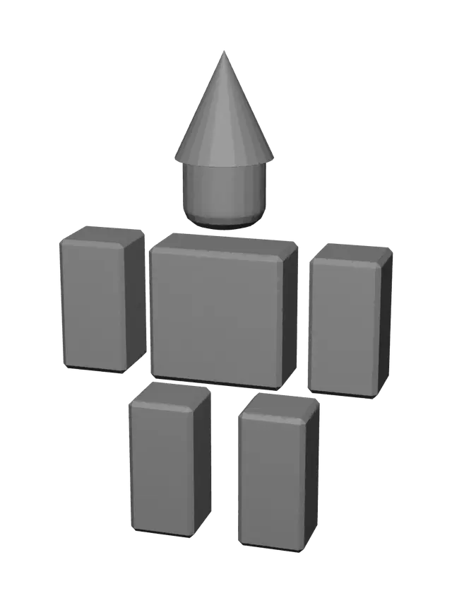 3D model for Party Noob