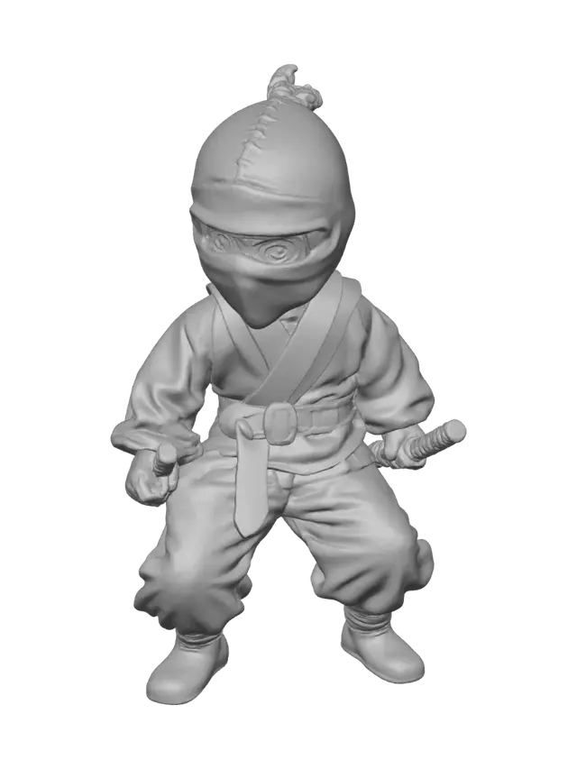 3D model for small ninja similar to supermario