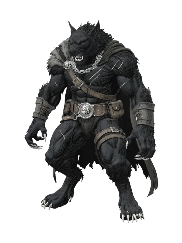 Werewolf - Werewolfwolf AI 생성 3D 모델