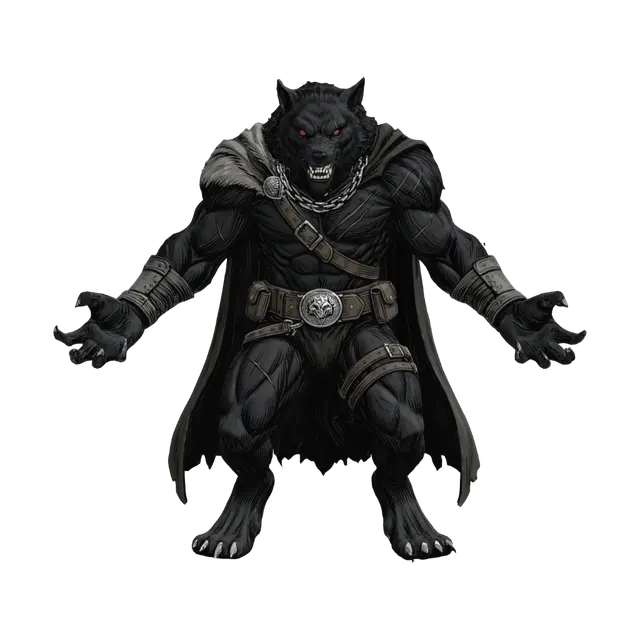 Werewolf - Werewolfwolf AI 생성 3D 모델