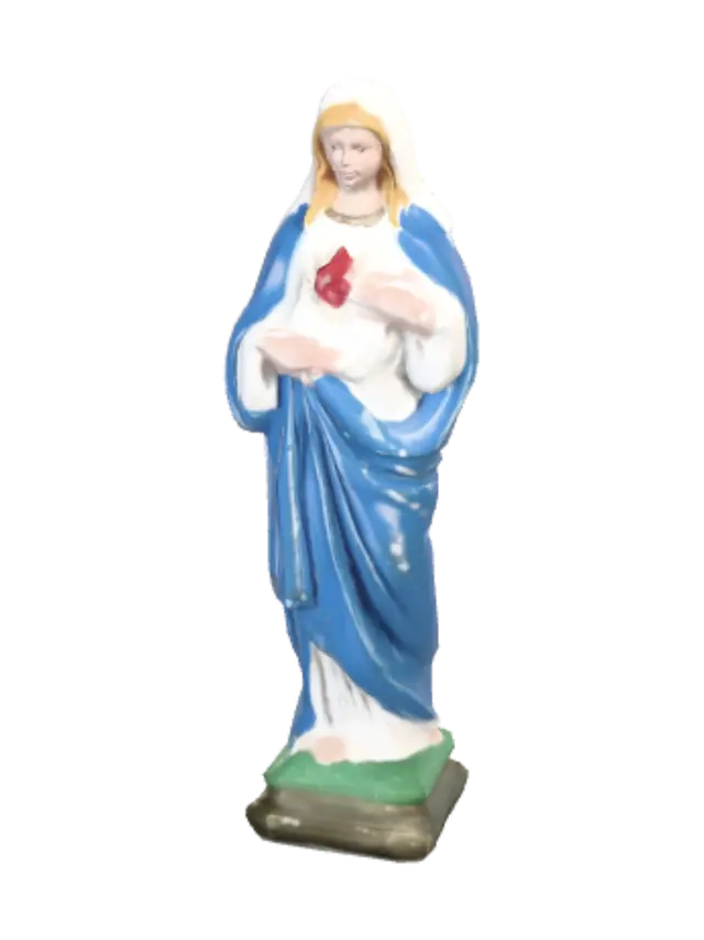 Immaculate Heart of Mary 3D model, vytvořený pomocí AI