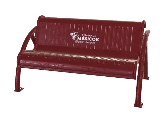 Modèle 3D Estado de México Bench - Parque, généré par IA