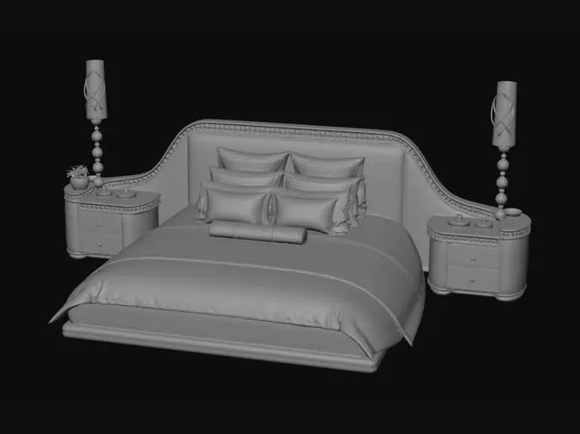 3D model for Golden Peach Retreat