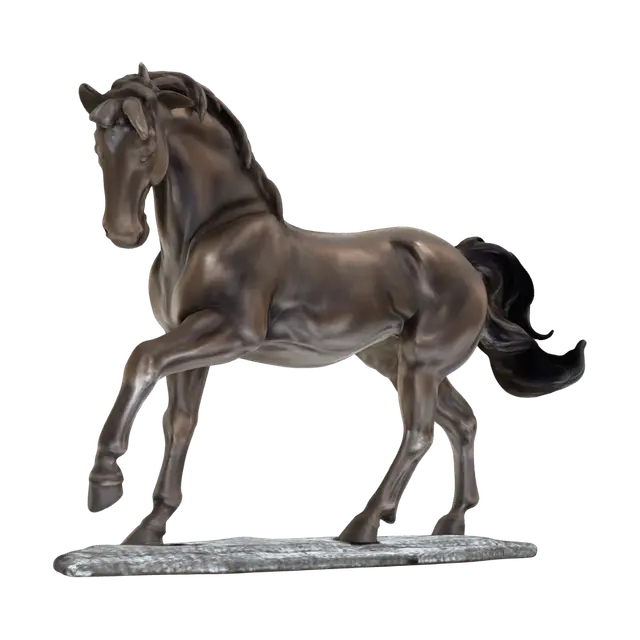 3D model for Bronze Stallion