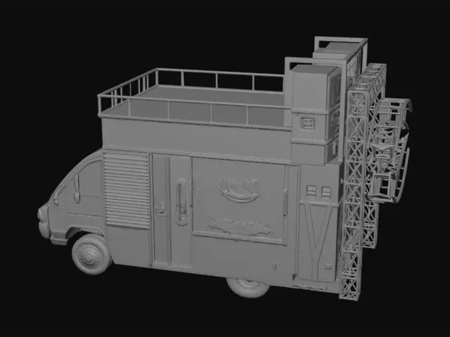 3D model for Lion Roar Sound Truck