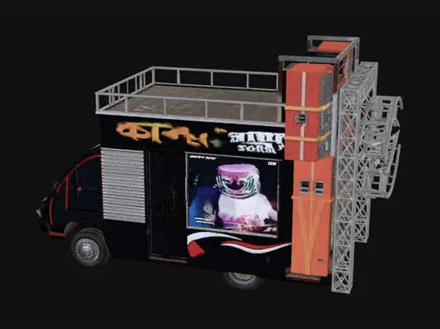 3D model for Lion Roar Sound Truck