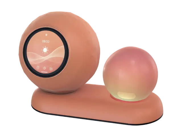 3D model for Rose Gold Orb Duo