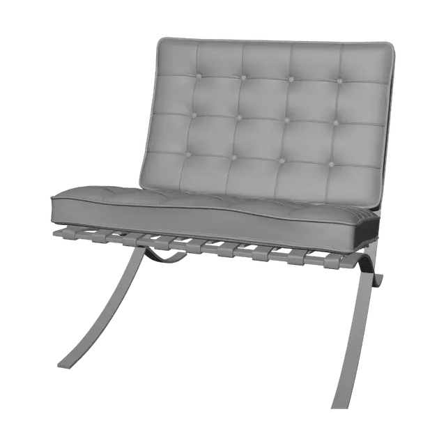 3D model for Barcelona Chair